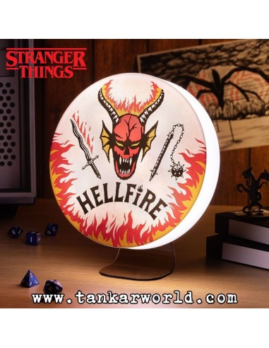 Lámpara Hellfire Club Graphic Light - Stranger Things - 20 cm