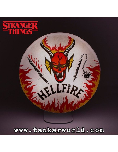 Lámpara Hellfire Club Graphic Light - Stranger Things - 20 cm