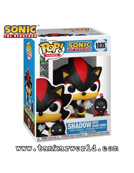 Funko Pop! - Shadow with Dark Chao - Sonic The Hedgehog - 1035