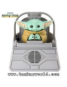 Grogu The Child - Baby Yoda - Star Wars: The Mandalorian - Figura Robótica con Altavoz Bluetooth - 15 cm