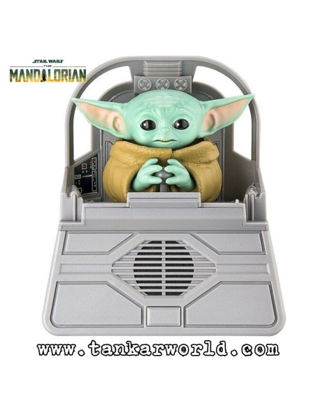 Grogu The Child - Baby Yoda - Star Wars: The Mandalorian - Figura Robótica con Altavoz Bluetooth - 15 cm