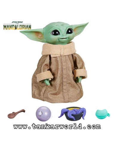 Star Wars - Galactic Snackin’ Grogu - Juguete animatrónico - 23 cm