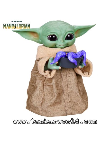 Star Wars - Galactic Snackin’ Grogu - Juguete animatrónico - 23 cm