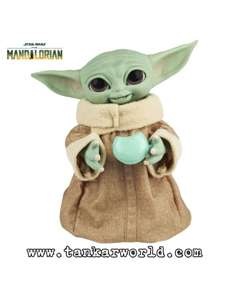 Star Wars - Galactic Snackin’ Grogu - Juguete animatrónico - 23 cm
