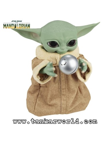 Star Wars - Galactic Snackin’ Grogu - Juguete animatrónico - 23 cm