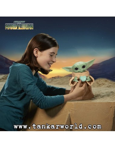 Star Wars - Galactic Snackin’ Grogu - Juguete animatrónico - 23 cm