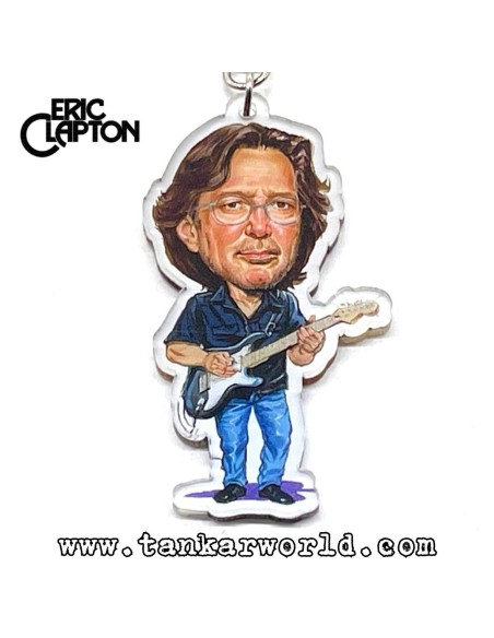 Eric Clapton - Llavero metacrilato - 3,5 x 7 cm