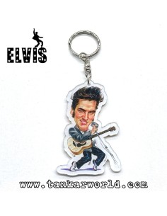 Elvis Presley - Llavero metacrilato - 4,5 x 7 cm