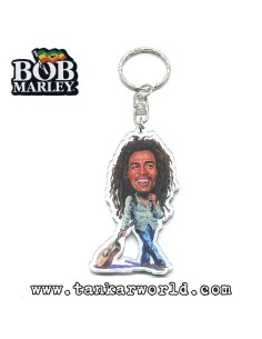 Bob Marley - Llavero metacrilato - 3,5 x 7 cm