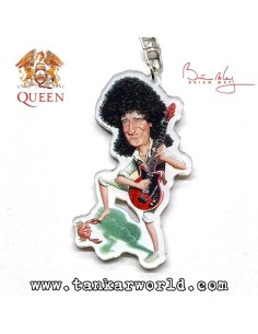 Brian May - Llavero metacrilato - 3,5 x 7 cm 2
