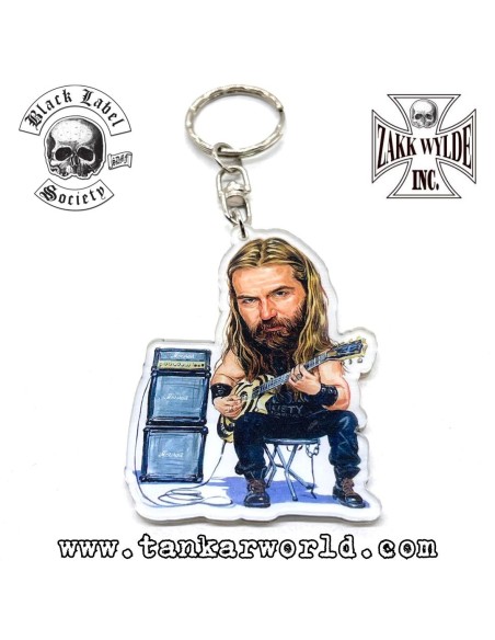 Zakk Wylde - Llavero metacrilato - 5 x 7 cm