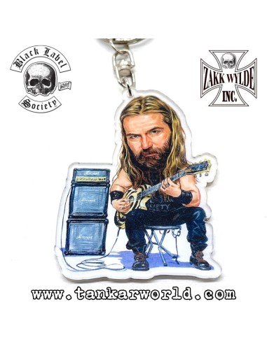 Zakk Wylde - Llavero metacrilato - 5 x 7 cm