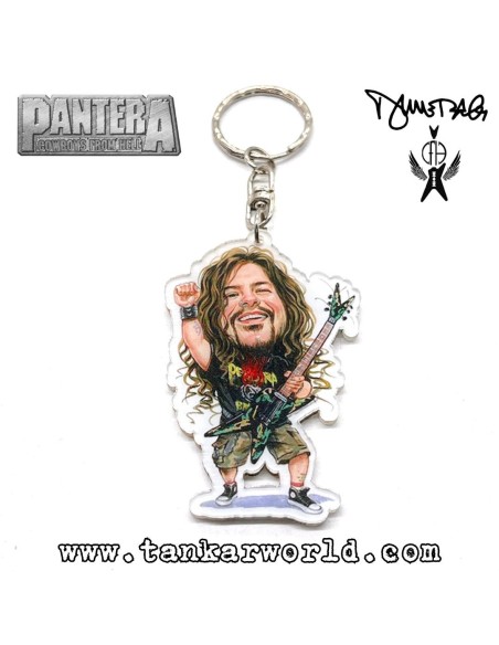 Dimebag Darrel - Llavero metacrilato - 5 x 7 cm