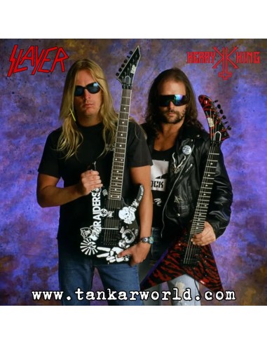 Kerry King - Slayer - ESP - Blood - Llavero guitarra de madera - 4 x 10,5 cm