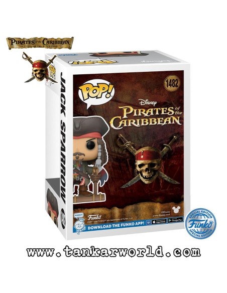 Funko Pop! - Jack Sparrow - Pirates of the Caribbean - 1482 - Special Edition