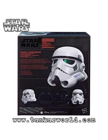 Star Wars: Rogue One - Imperial Stormtrooper - The Black Series - Casco Electrónico - Escala 1:1