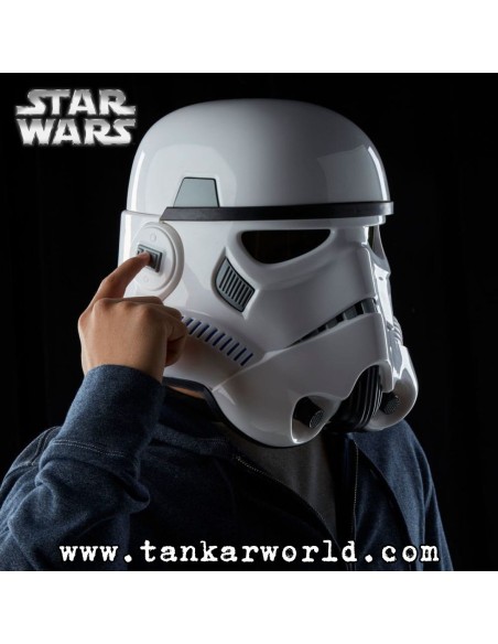 Star Wars: Rogue One - Imperial Stormtrooper - The Black Series - Casco Electrónico - Escala 1:1
