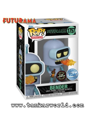 Funko Pop! - Bender - Futurama - 1757 - Special Edition - Glow Chase