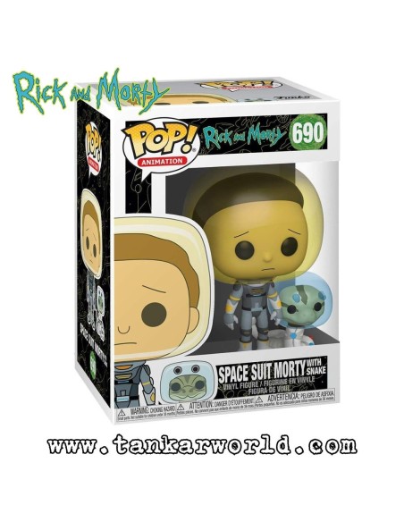 Funko Pop! - Space suit Morty with snake - Rick And Morty - 690