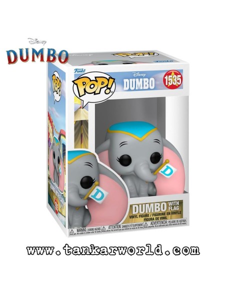 Funko Pop! - Dumbo with flag - Dumbo - Disney - 1535