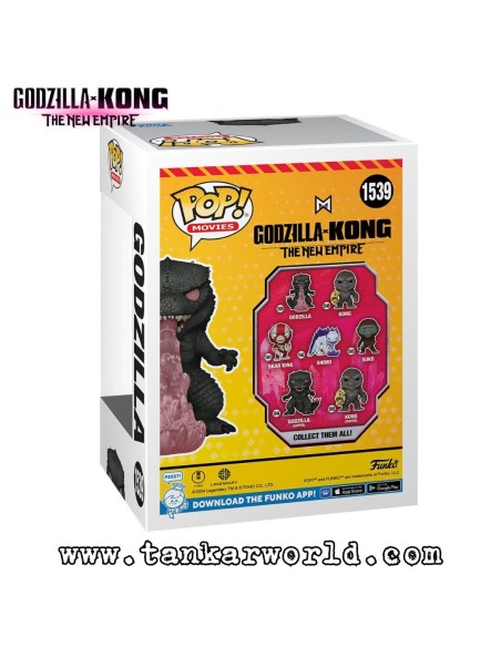 Funko Pop! - Godzilla with heat ray - Godzilla x Kong - The New Empire - 1539