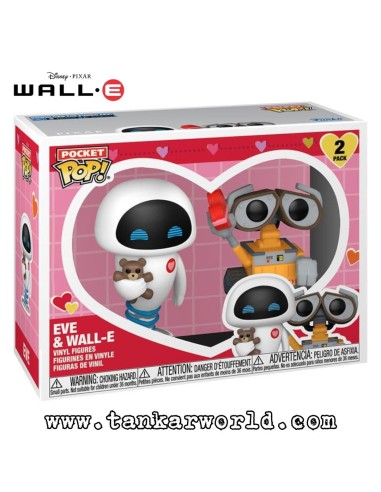 Pocket Pop! - Eve & Wall-e  - Wall-e - Disney - Pixar - 2 Pack