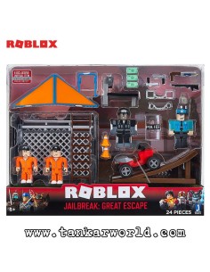 Roblox - Jailbreak: Great Escape - Exclusive Virtual Item 24 Piece Playset