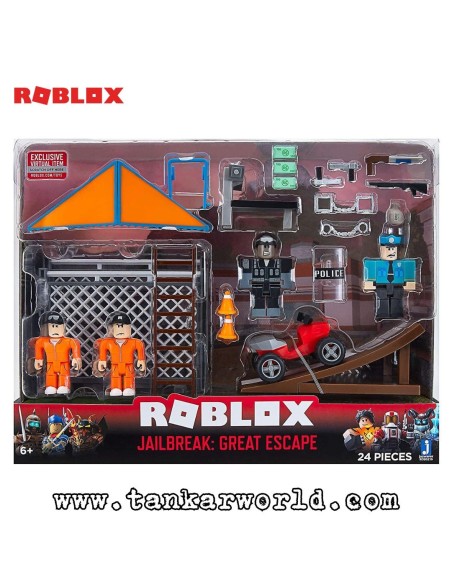 Roblox - Jailbreak: Great Escape - Exclusive Virtual Item 24 Piece Playset