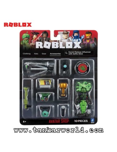 Roblox - Avatar Shop Social: Medusa Influencer - 10 piezas