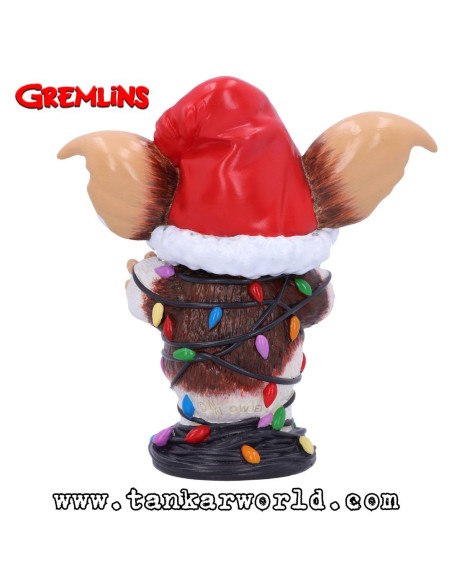 Gizmo enredado en luces navideñas - Gremlins - Figura resina - 13 cm