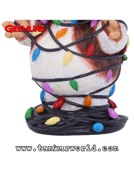 Gizmo enredado en luces navideñas - Gremlins - Figura resina - 13 cm