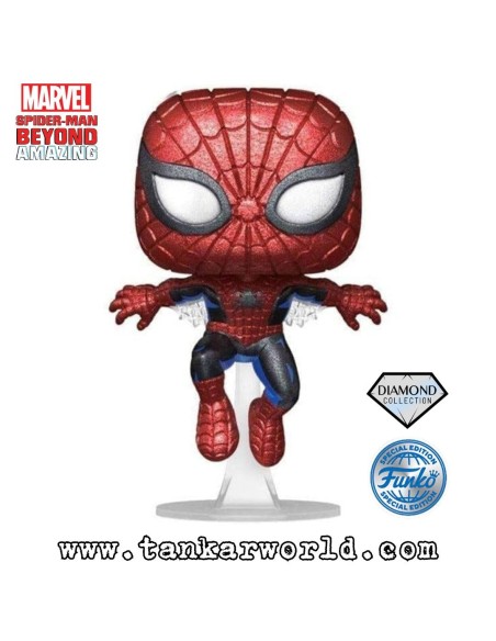 Funko Pop! - Spider-Man - Spider-Man Beyond Amazing - Marvel - 593 - Special Edition - Diamond Collection