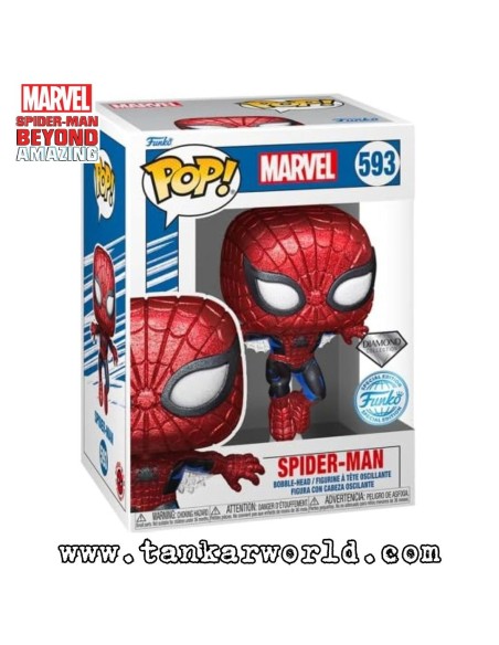 Funko Pop! - Spider-Man - Spider-Man Beyond Amazing - Marvel - 593 - Special Edition - Diamond Collection