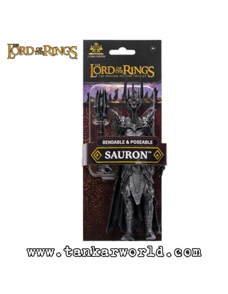 El Señor de los Anillos - Sauron - Figura maleable Bendyfigs - 19 cm