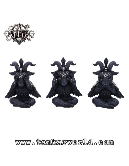 Cult Cuties - Three Wise Baphoboo - 3 Figuras resina - 13 cm
