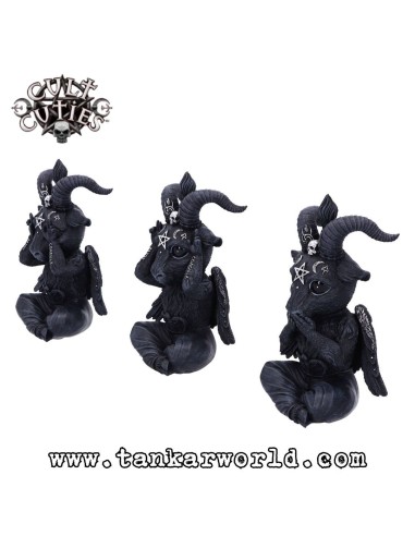 Cult Cuties - Three Wise Baphoboo - 3 Figuras resina - 13 cm