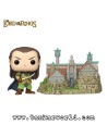 Funko Pop! - El Señor de los Anillos - Elrond with Rivendell - 1747 - Pop! Town