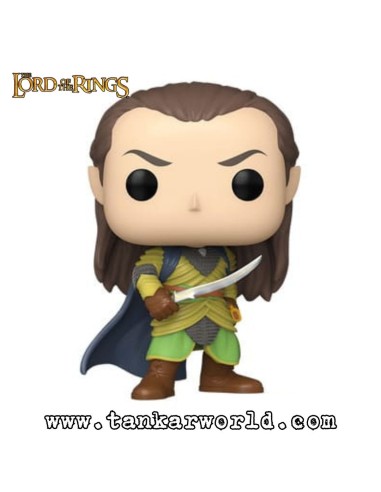 Funko Pop! - El Señor de los Anillos - Elrond with Rivendell - 1747 - Pop! Town