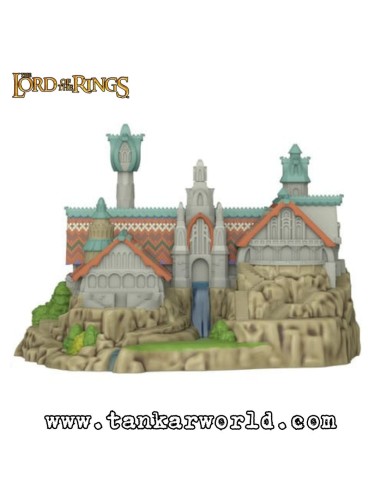 Funko Pop! - El Señor de los Anillos - Elrond with Rivendell - 1747 - Pop! Town