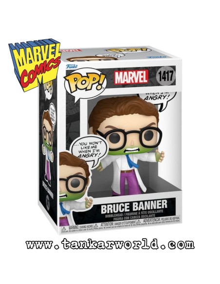 Funko Pop! - Bruce Banner ... You Won´t Like Me When I´m ANGRY! - Marvel Comics - 1417
