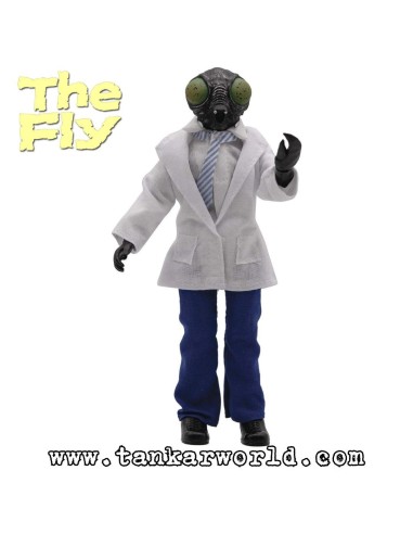 La Mosca - The Fly 1958 - Figura articulada con ropa de tela y accesorios - 20 cm