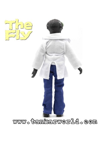 La Mosca - The Fly 1958 - Figura articulada con ropa de tela y accesorios - 20 cm