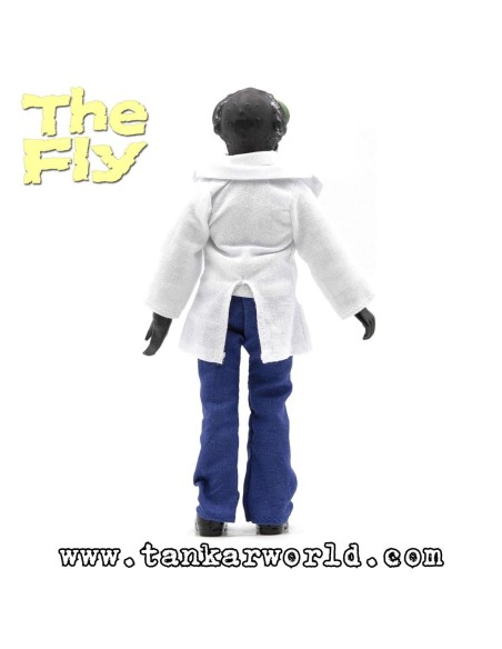La Mosca - The Fly 1958 - Figura articulada con ropa de tela y accesorios - 20 cm