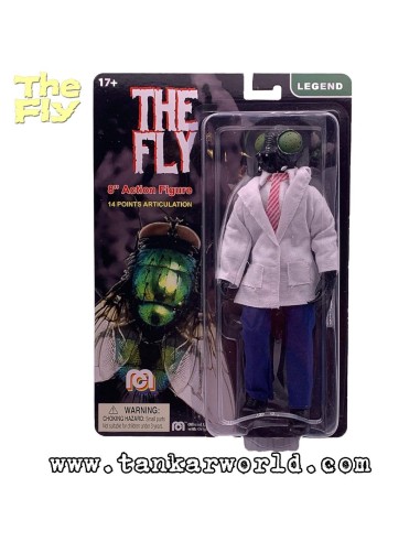 La Mosca - The Fly 1958 - Figura articulada con ropa de tela y accesorios - 20 cm