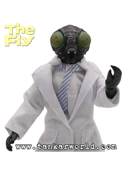 La Mosca - The Fly 1958 - Figura articulada con ropa de tela y accesorios - 20 cm