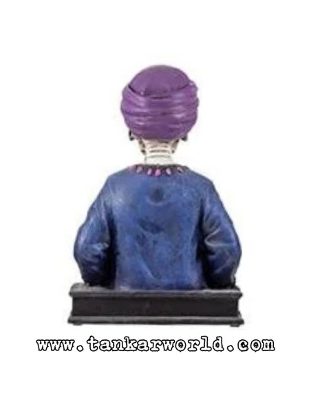 Calavera Bruja con Ruleta de la Fortuna - Figura de resina