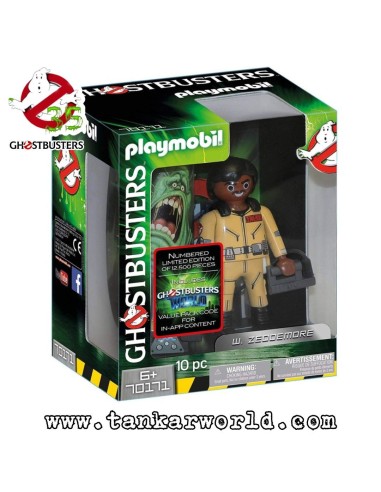 Playmobil - Ghostbusters 35 Aniversario - W. Zeddmore - 70171 - Edición Limitada