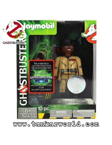 Playmobil - Ghostbusters 35 Aniversario - W. Zeddmore - 70171 - Edición Limitada