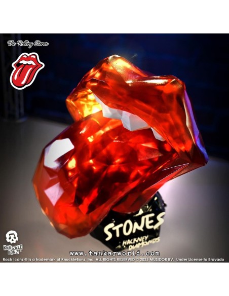 Rolling Stones Estatua 3D Vinyl Licks (Hackney Diamonds Version) 22 cm