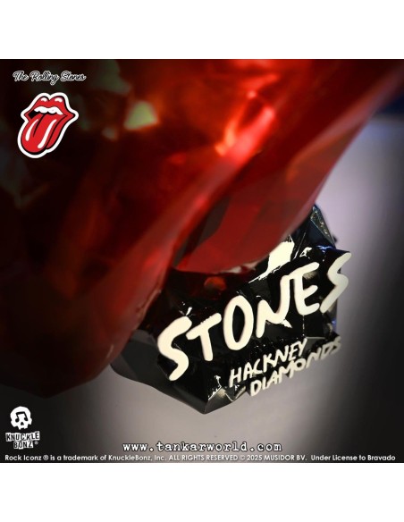 Rolling Stones Estatua 3D Vinyl Licks (Hackney Diamonds Version) 22 cm